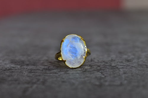 Moonstone Gemstone Ring