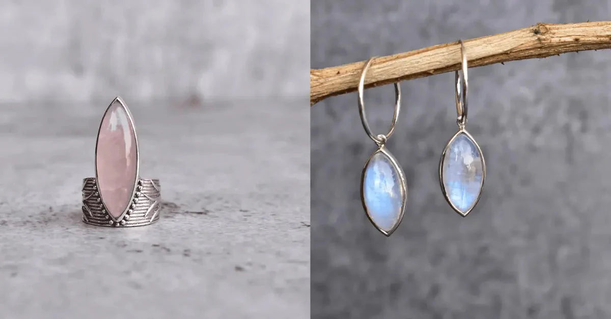 Rose Quartz vs Moonstone