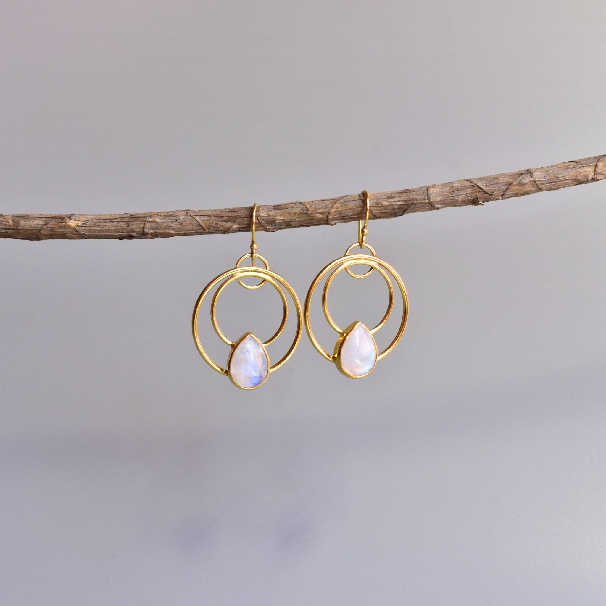 Talisman - Moonstone Earrings
