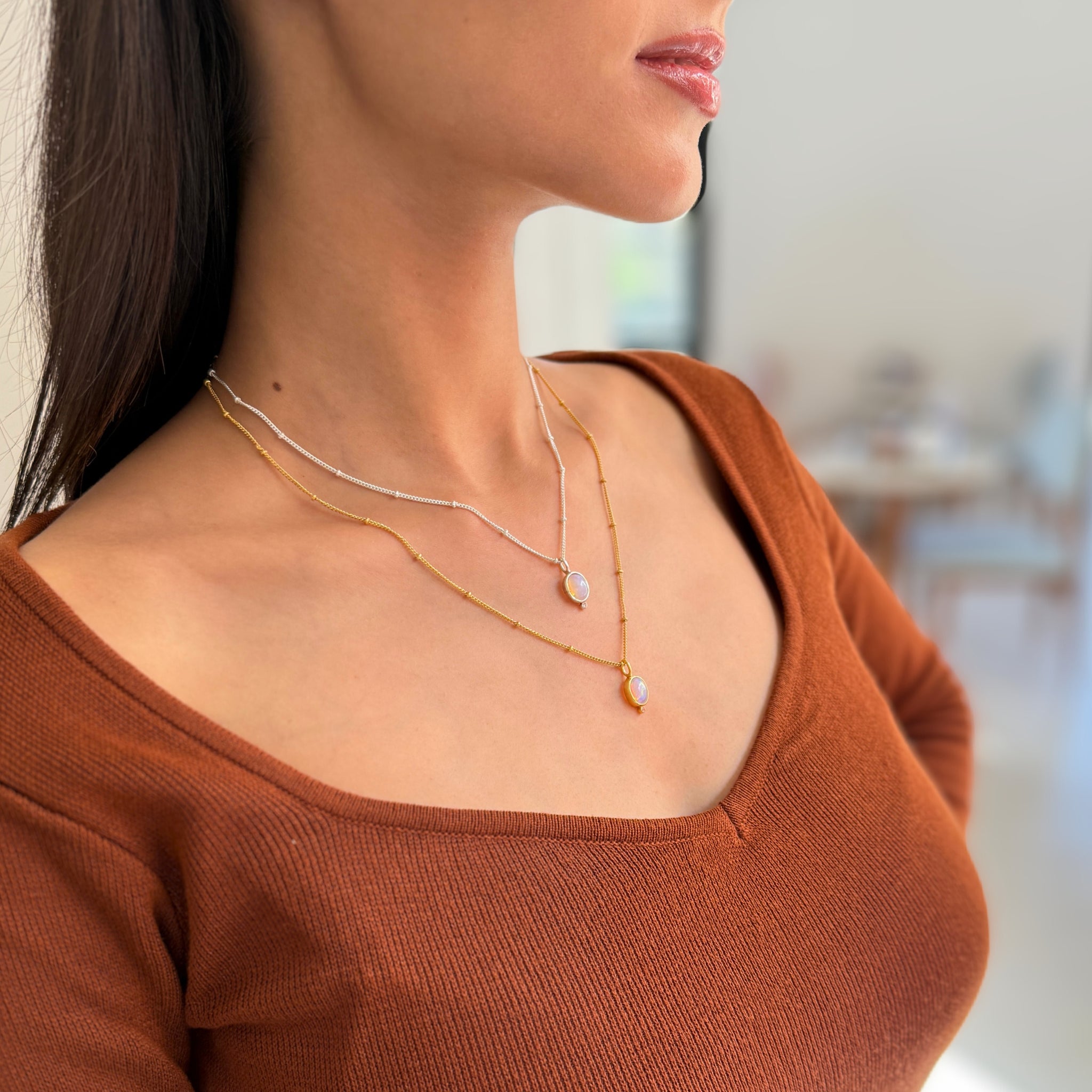Ever Glow - Opal Necklace