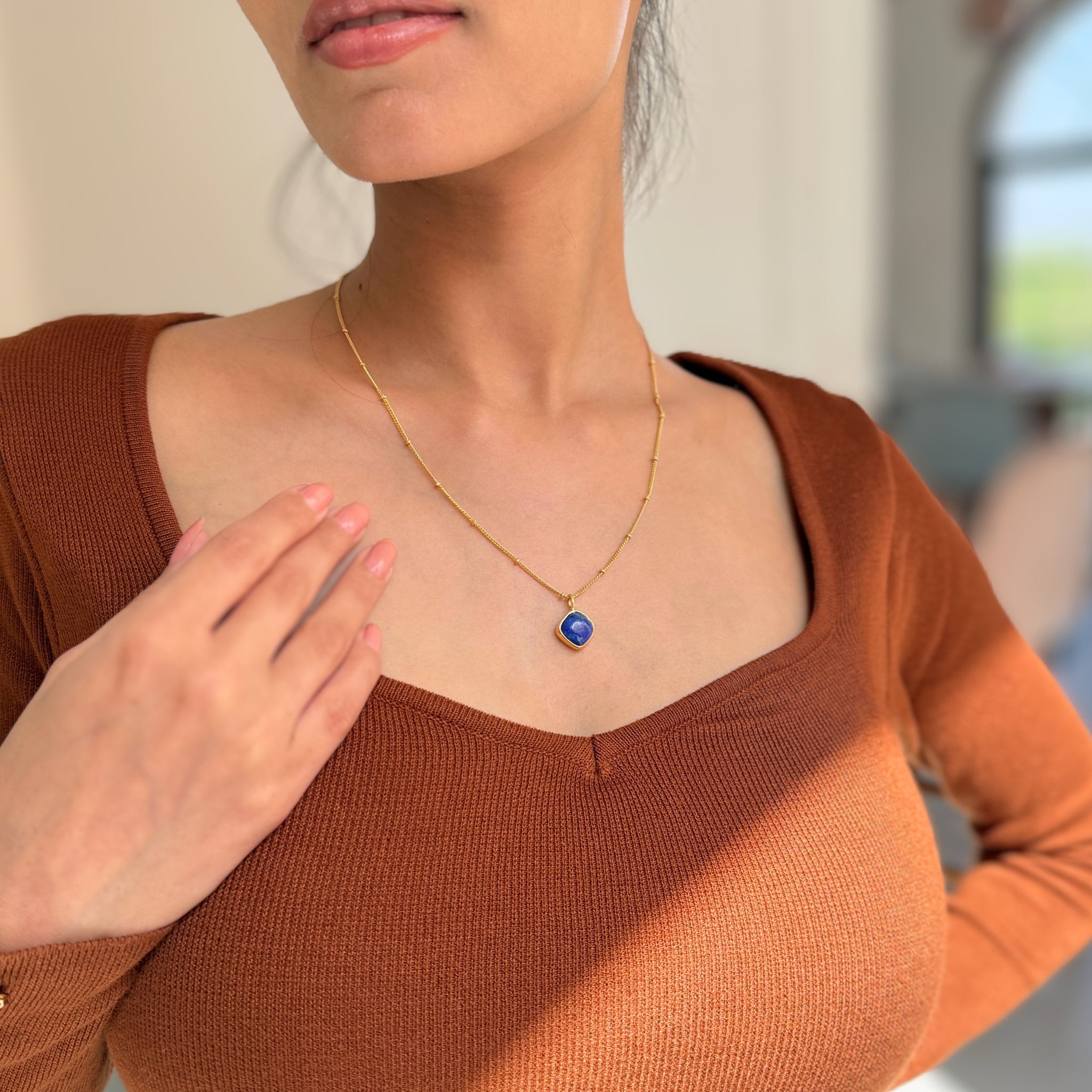 Solace - Lapis Necklace