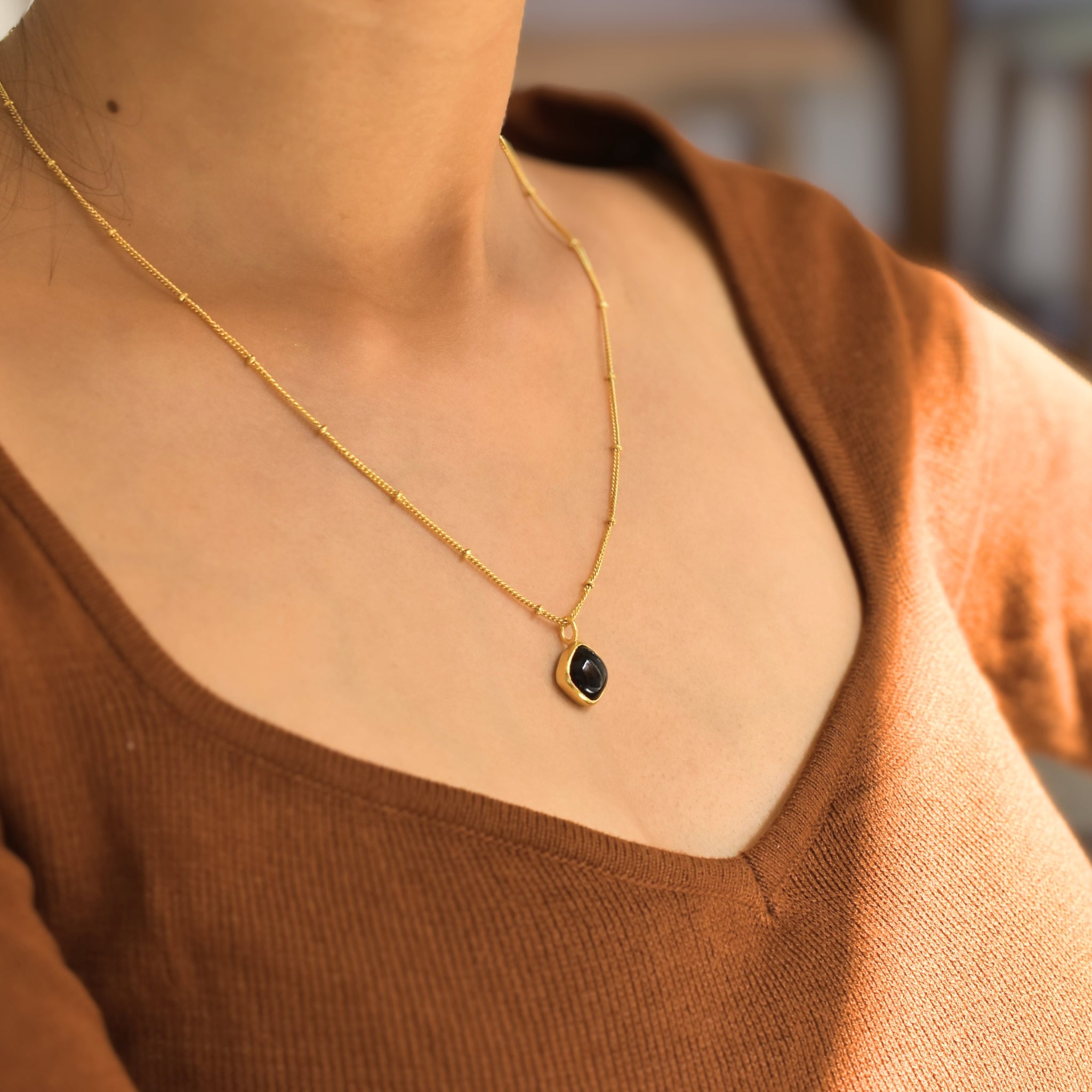 Solace - Black Onyx Necklace