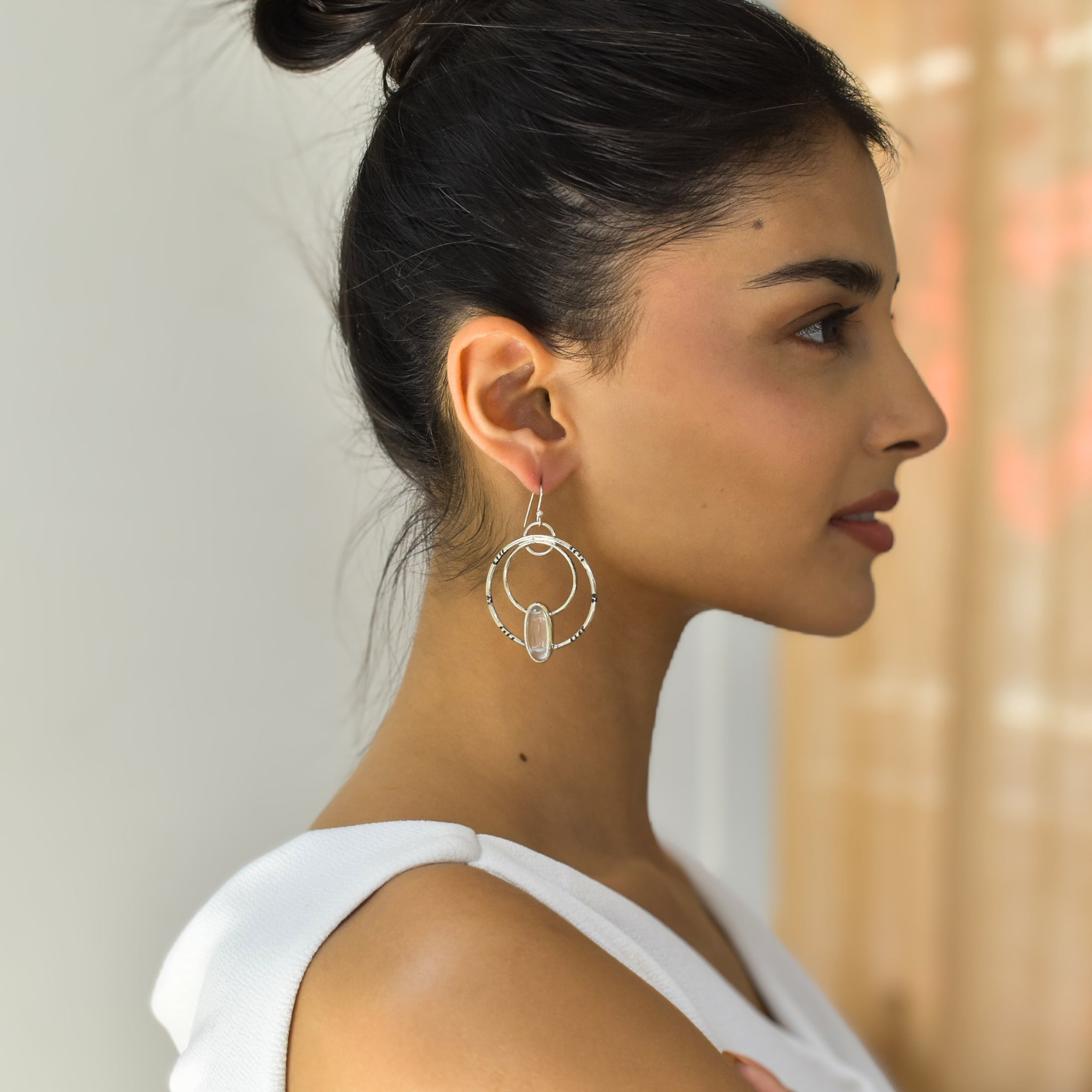 Relic - Rose Quartz Earrings