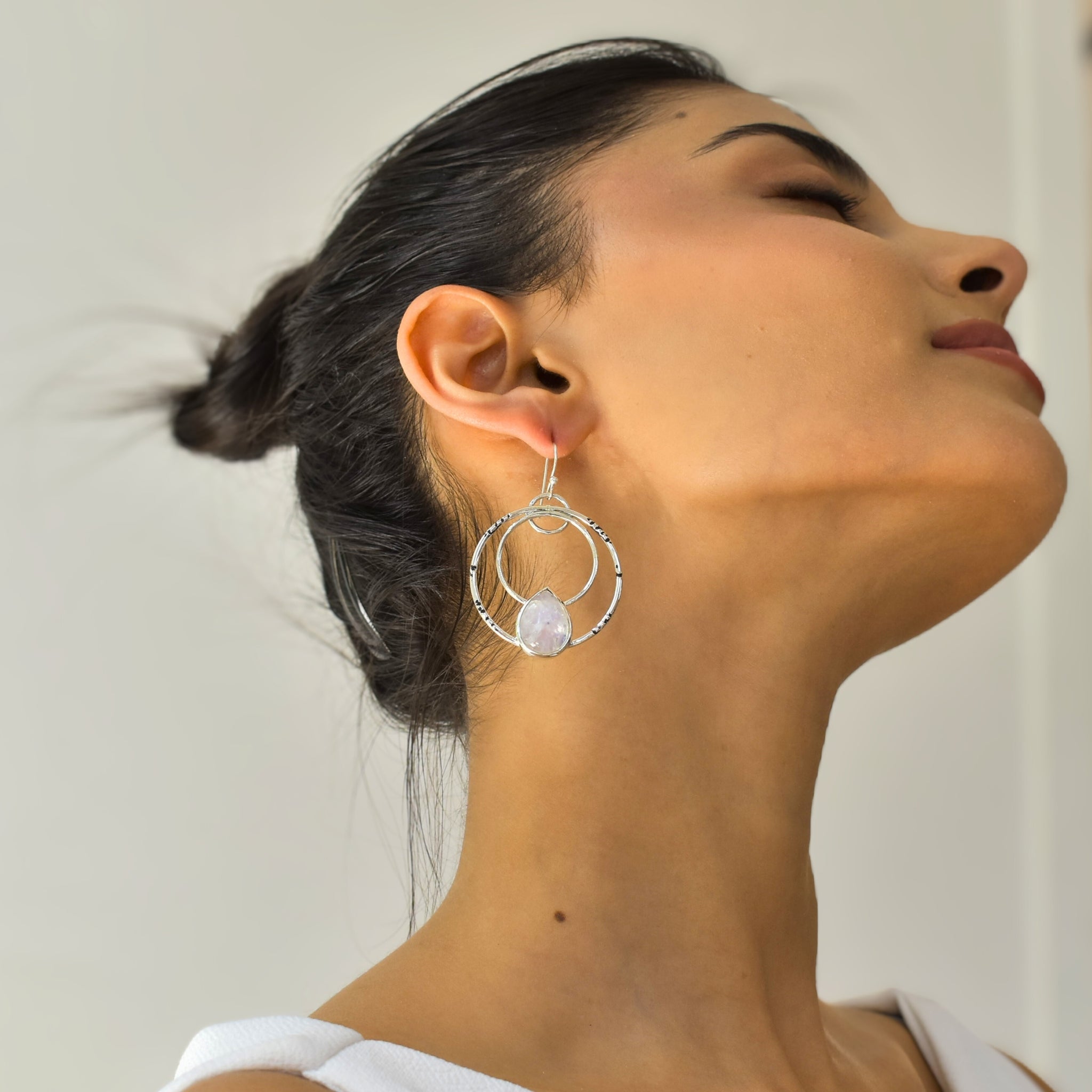 Talisman - Moonstone Earrings