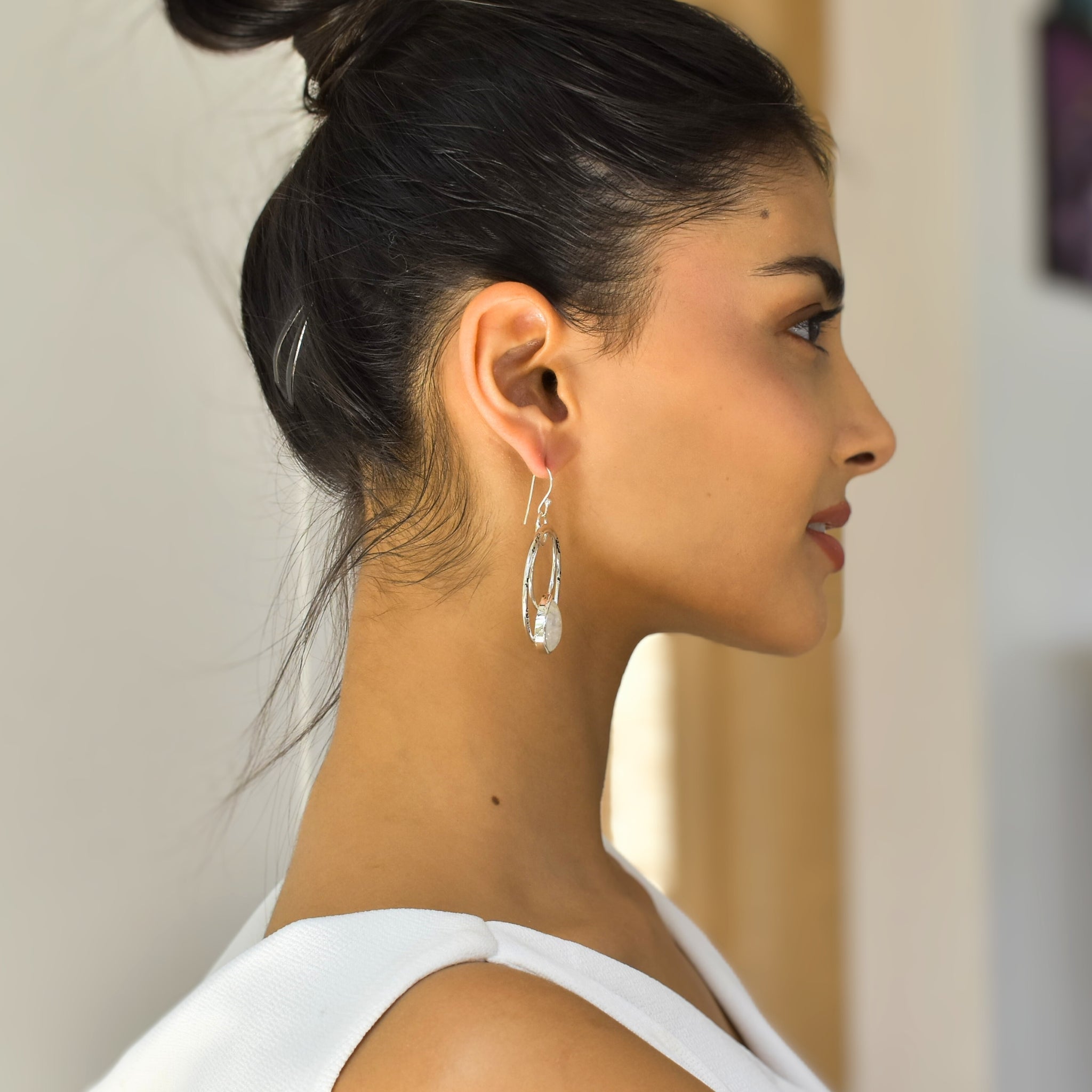 Talisman - Moonstone Earrings
