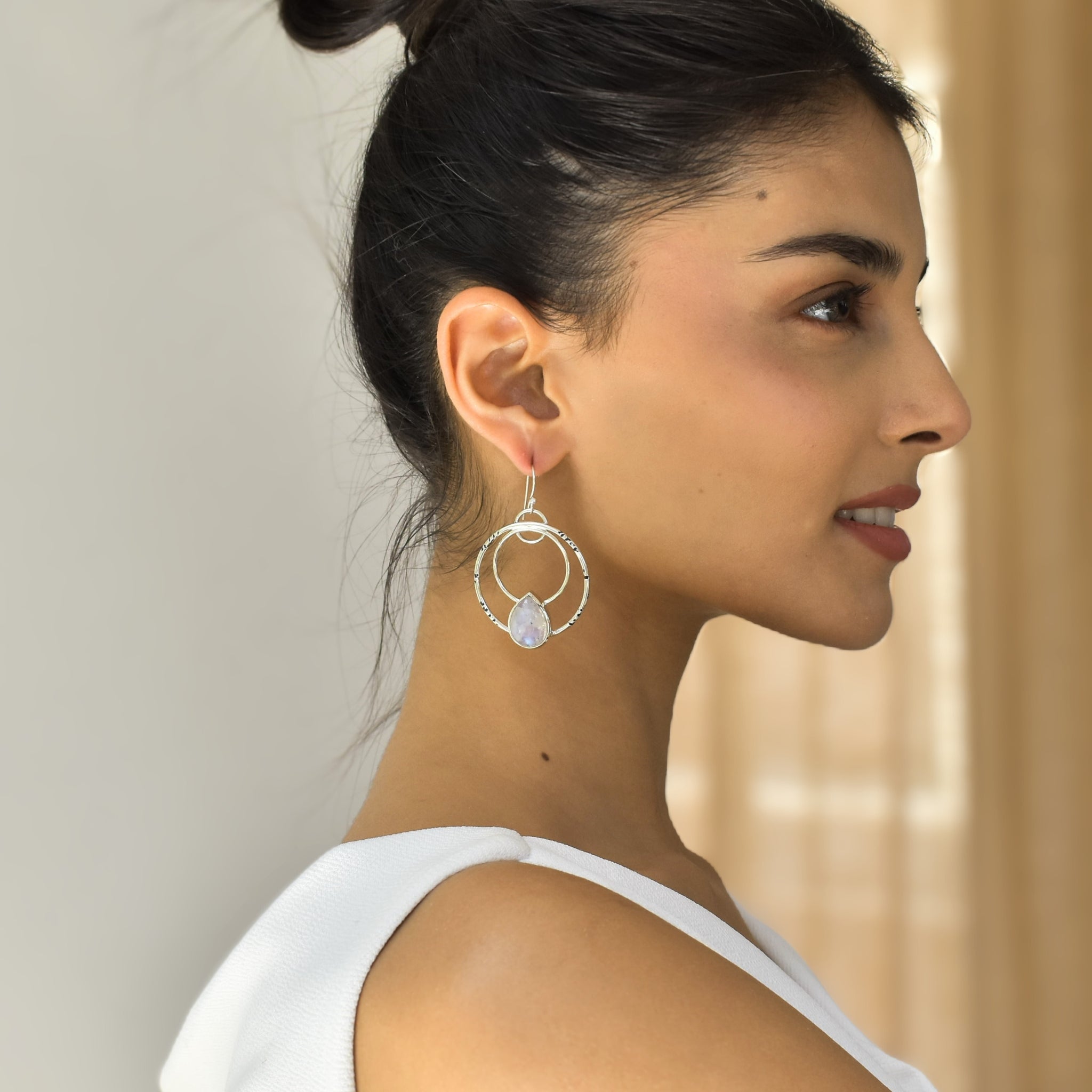 Talisman - Moonstone Earrings