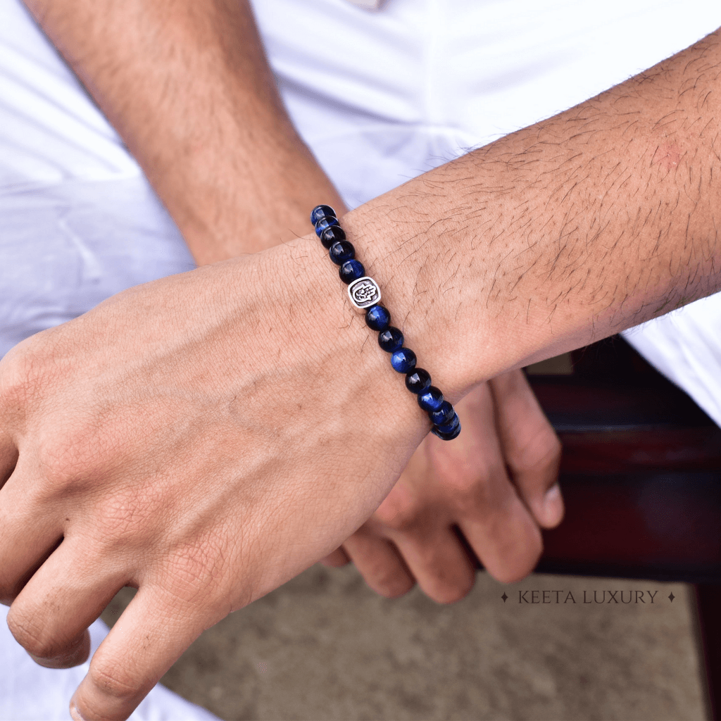 Balanced - Blue Tiger Eye Bracelet -