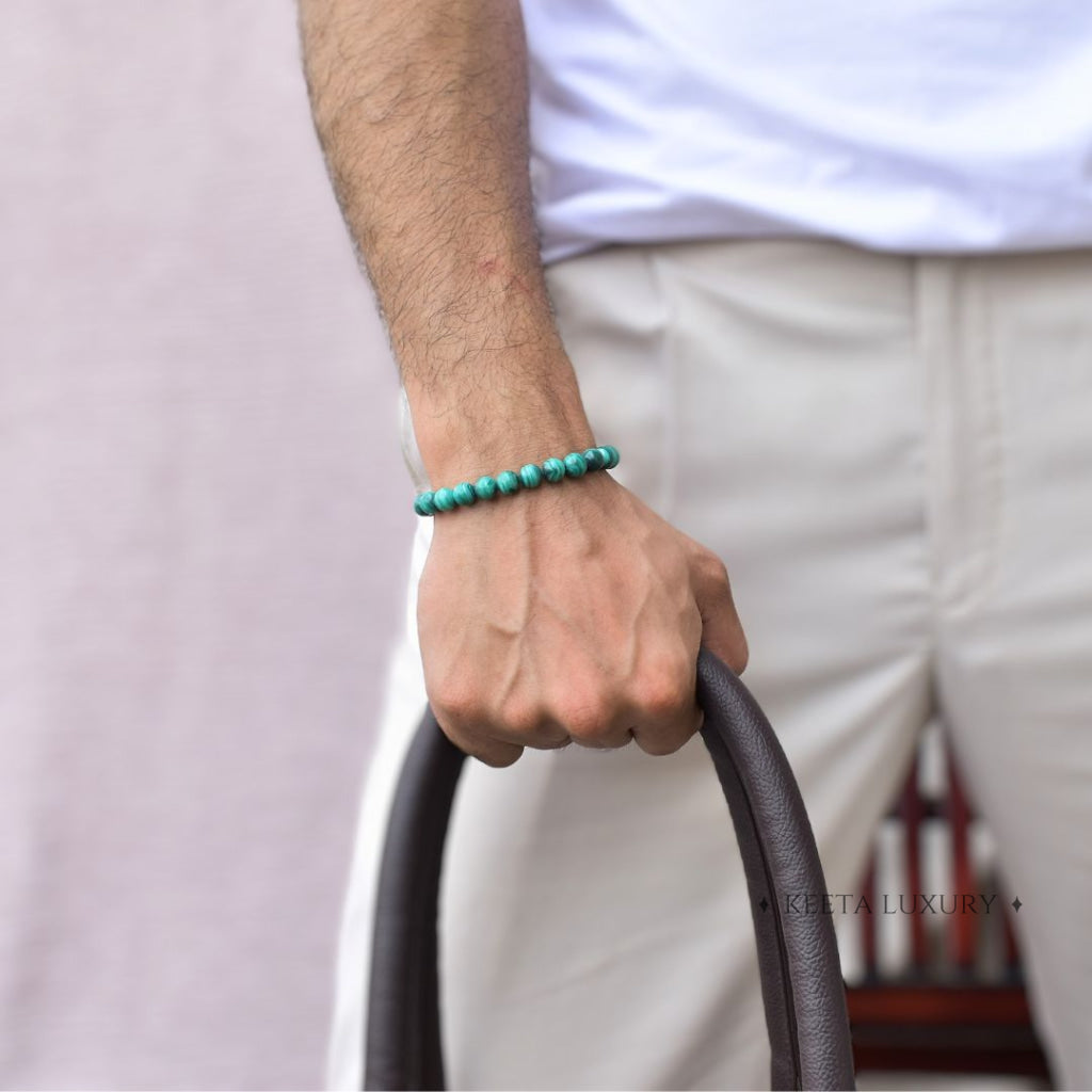 Basic - Malachite Bead Bracelet Bracelets