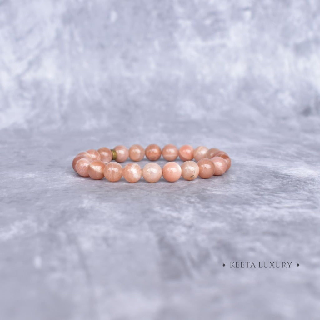 Basic - Peach Moonstone Bracelet Bracelets