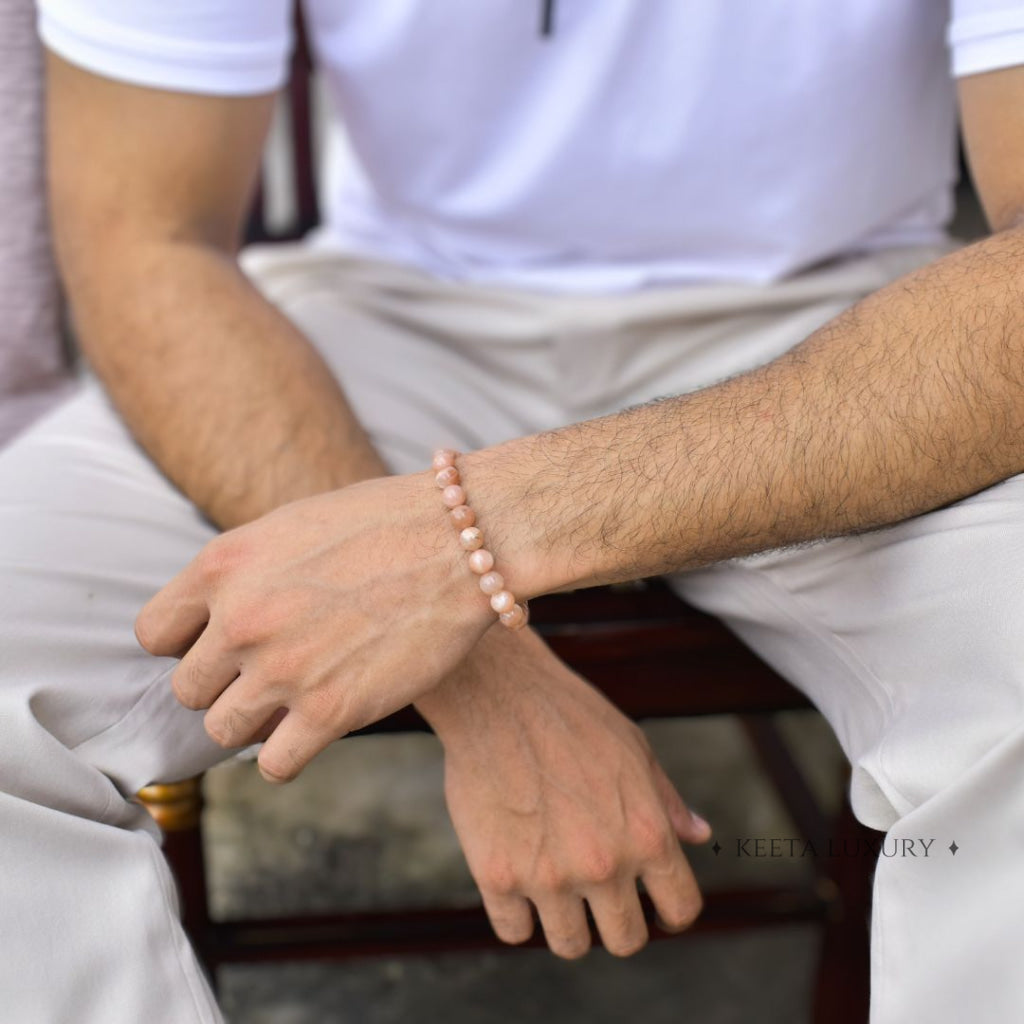 Basic - Peach Moonstone Bracelet Bracelets