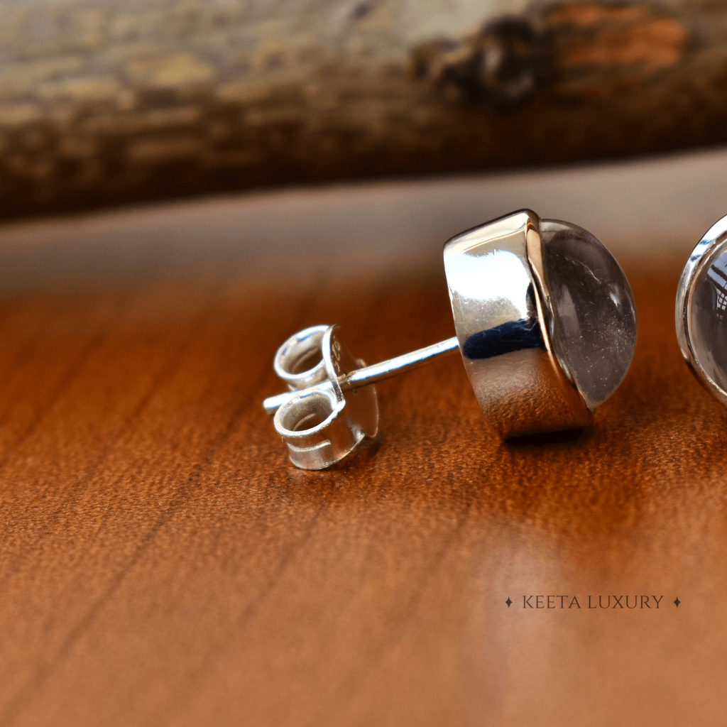 Basic - Rose Quartz Studs -