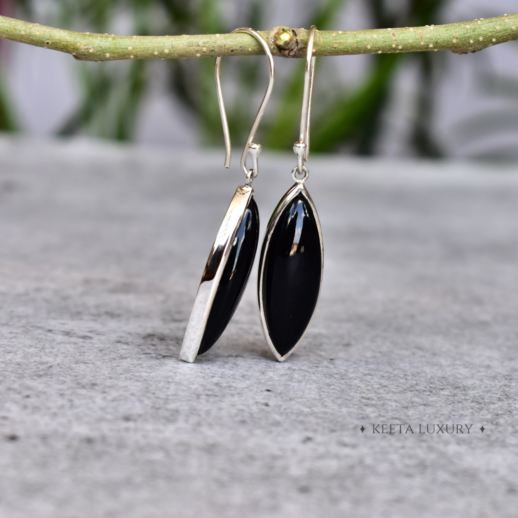 Black Majesty - Onyx Earrings -