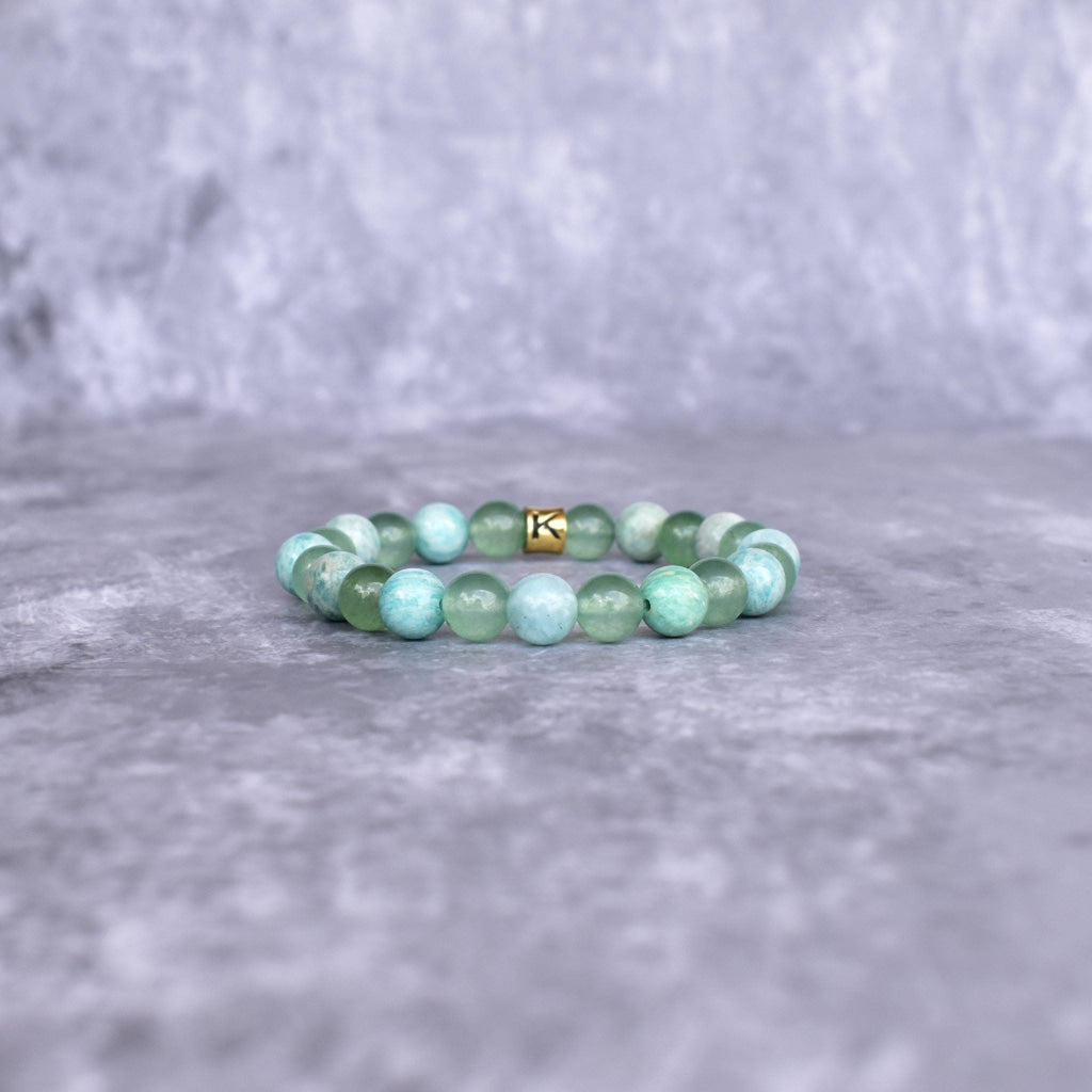 Blissful - Green Aventurine & Amazonite Bracelet -