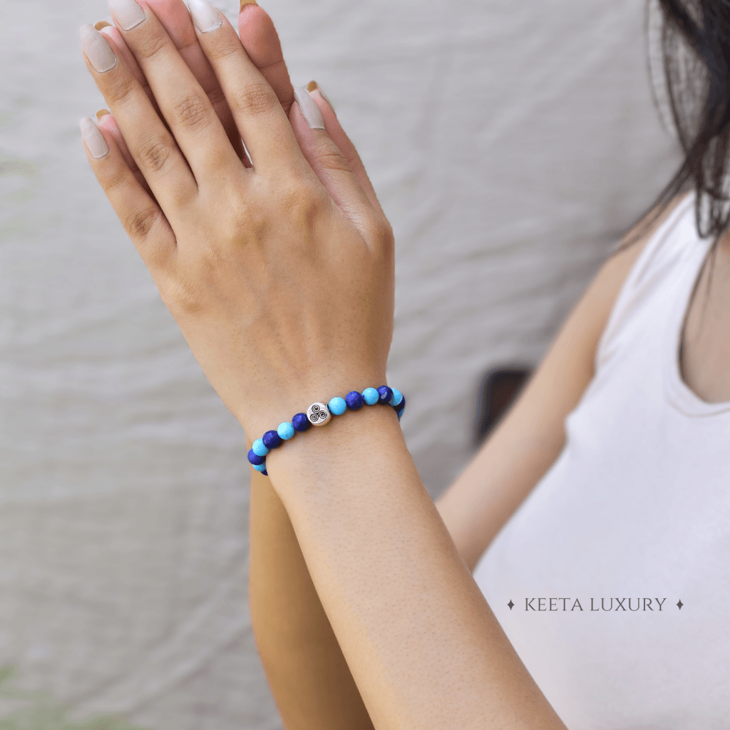 Blue Oasis - Lapis and Turquoise Bracelets -
