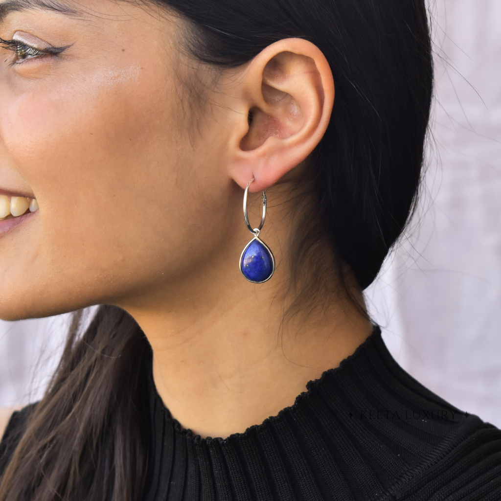 Blue Wish - Lapis Lazuli Earrings -