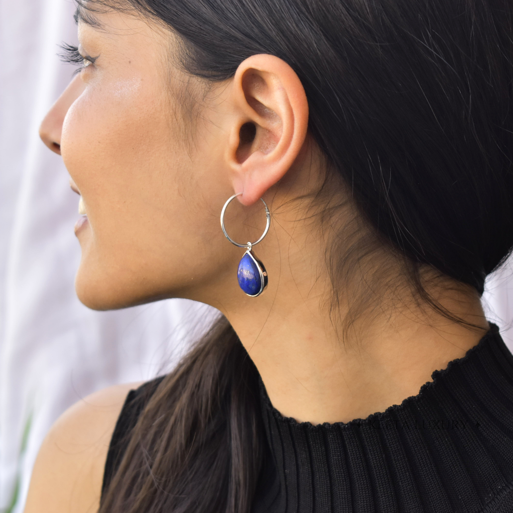 Blue Wish - Lapis Lazuli Earrings -