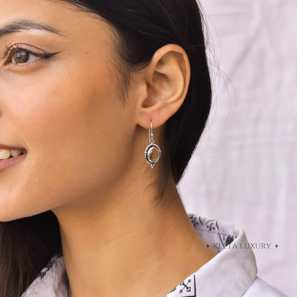 Bohemian - Citrine Earrings -