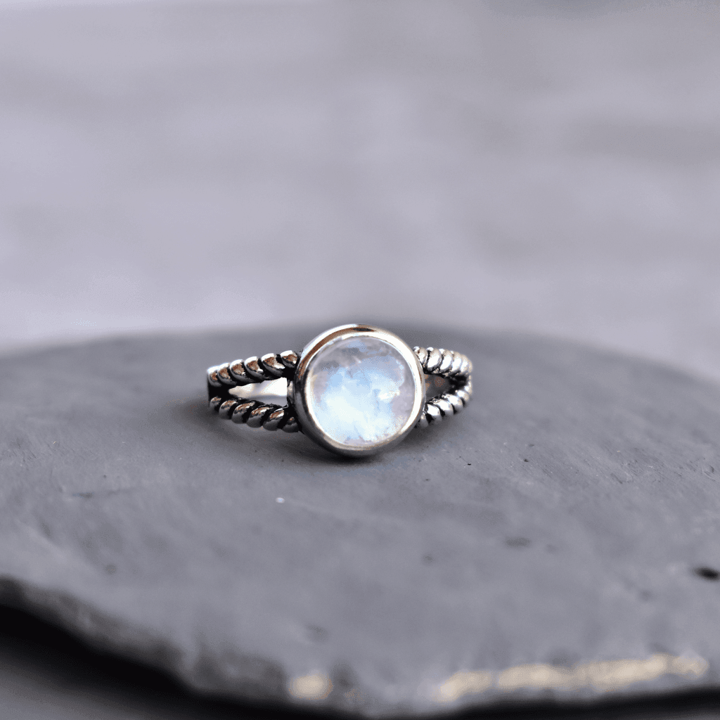Bohemian Dance - Moonstone Ring -