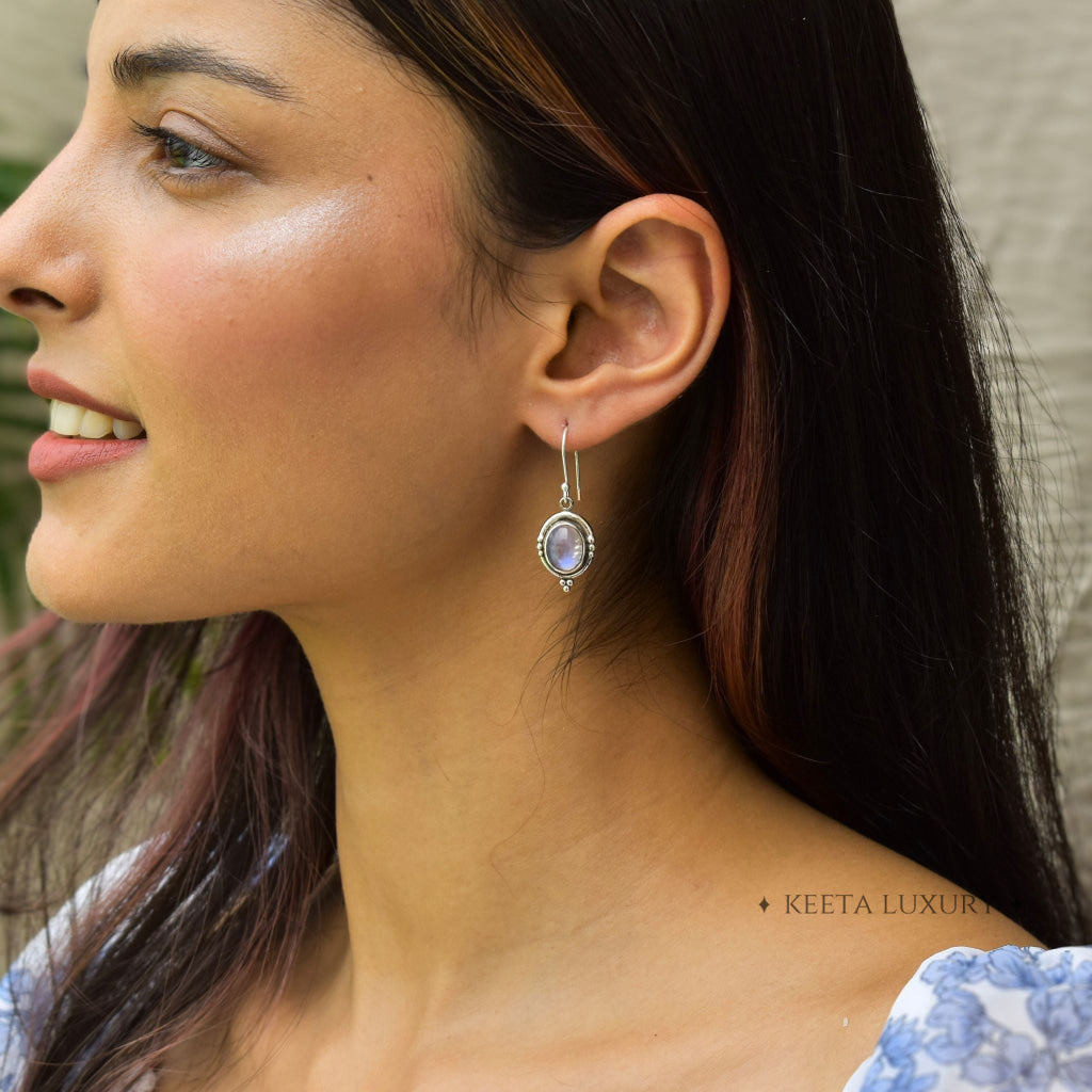 Bohemian - Moonstone Earrings -