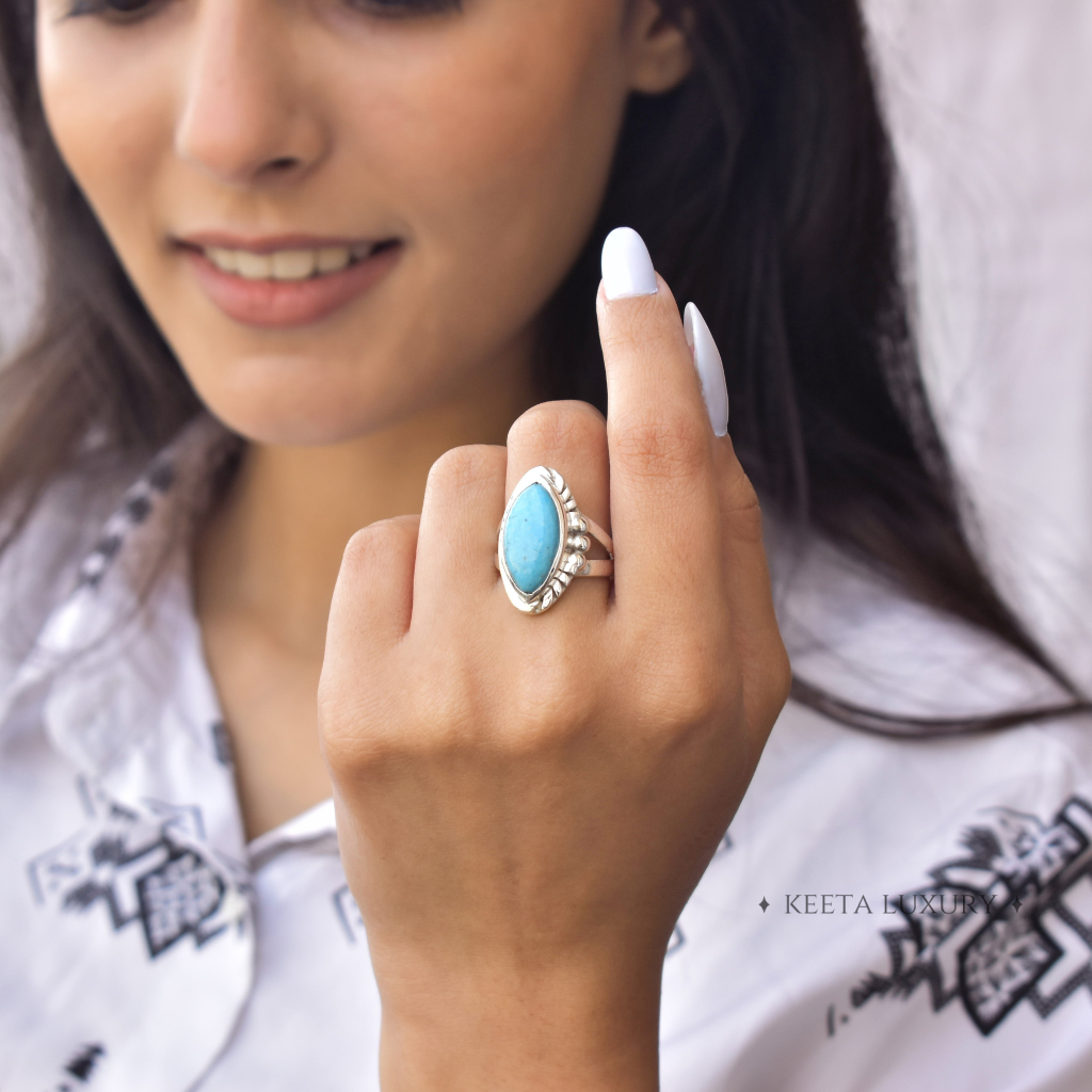 Bohemian Treasures - Turquoise Ring -