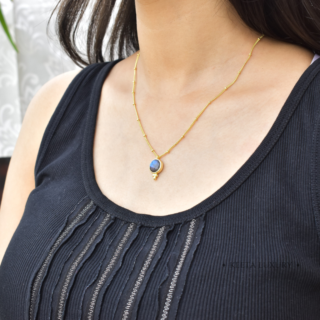 Bohemian Trove- Labradorite Necklace -