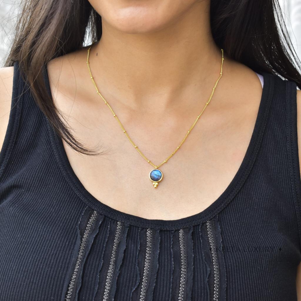 Bohemian Trove- Labradorite Necklace -