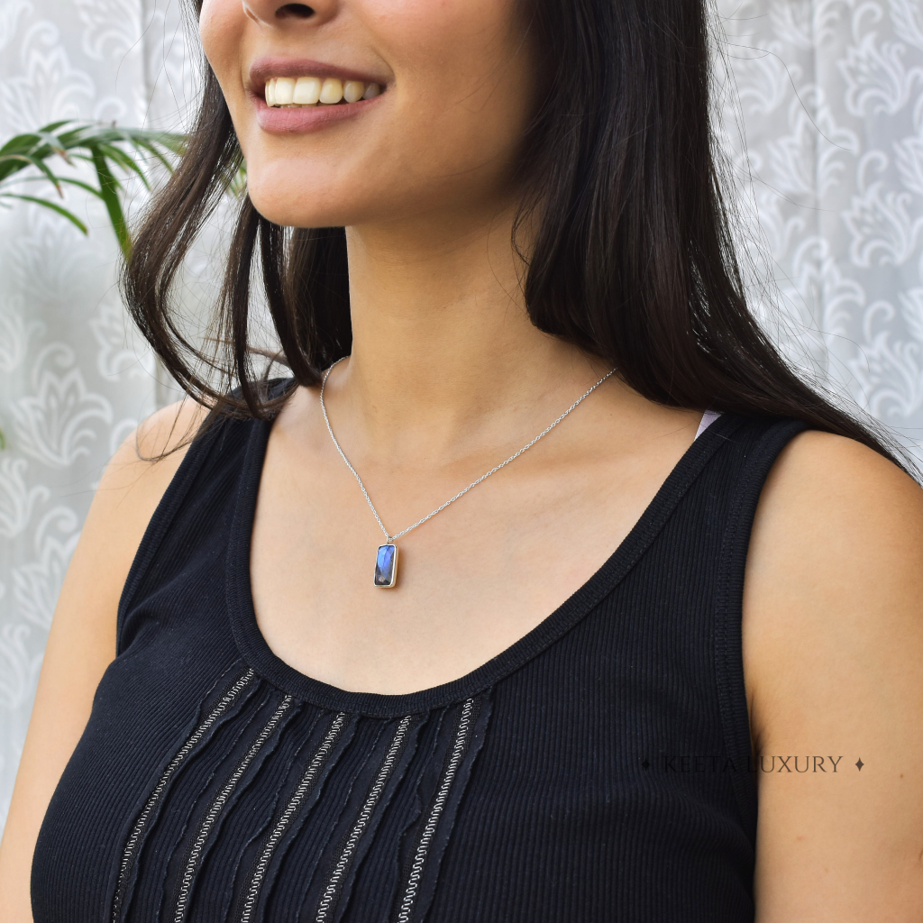 Bohemian Twist - Labradorite Necklace -