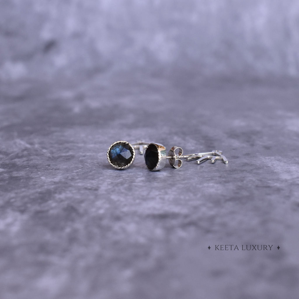 Boho Elegance - Labradorite Stud -