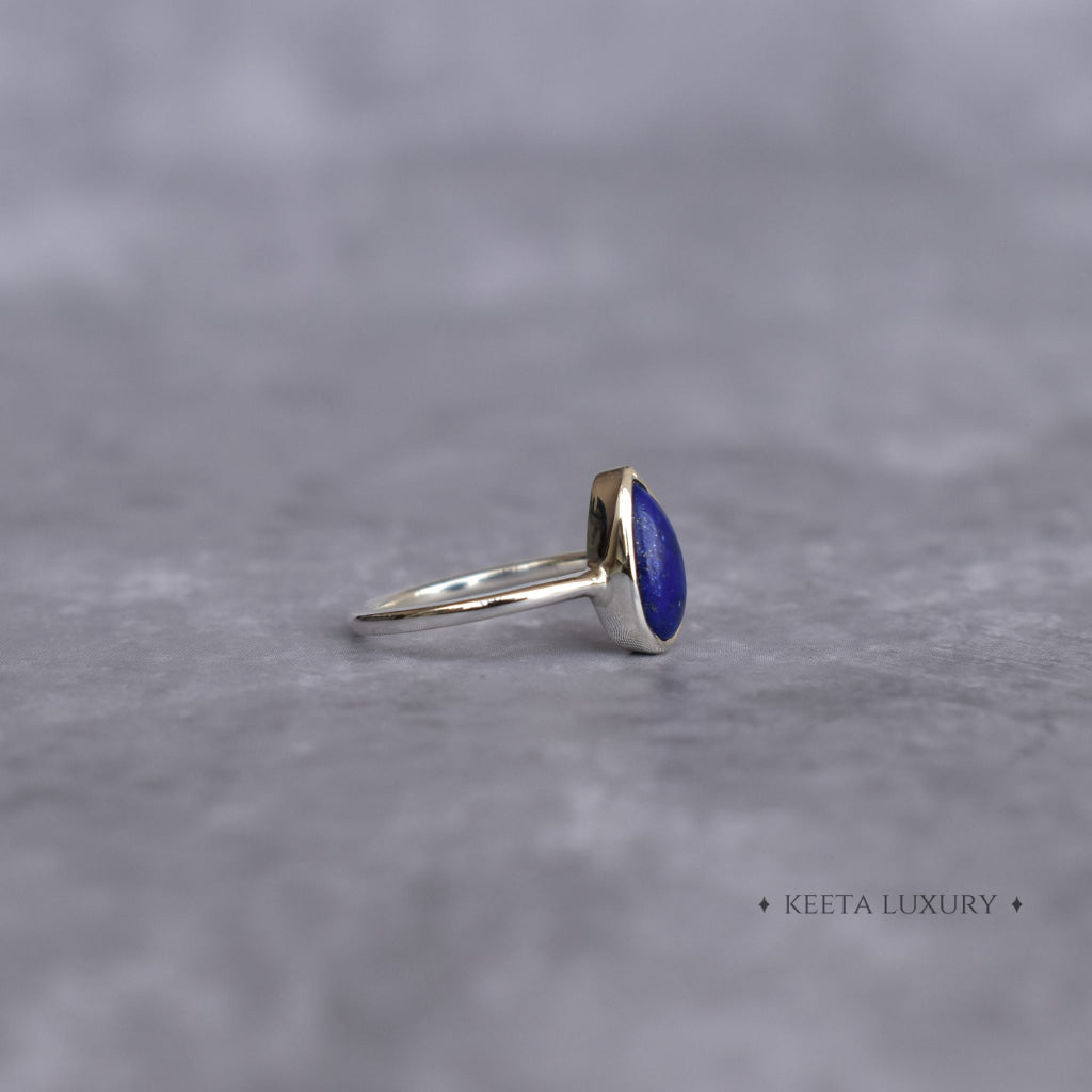 Celestial Blue - Lapis Lazuli Ring -