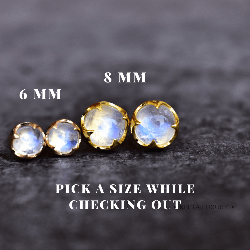 Claw - Moonstone Earring -