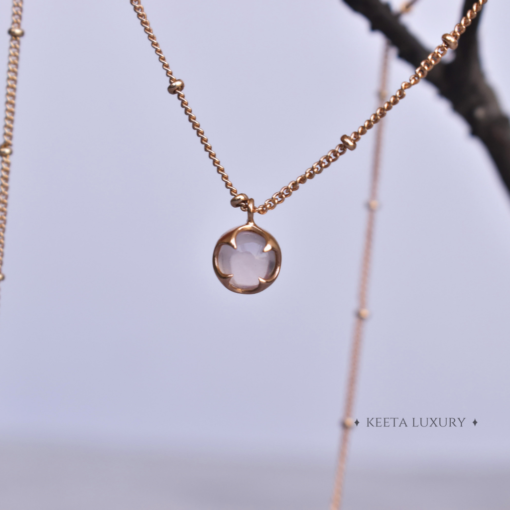Claw - Rose Quartz Necklace -