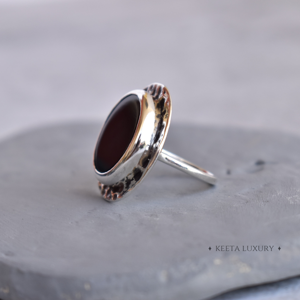 Coin Treasury - Black Onyx Ring -