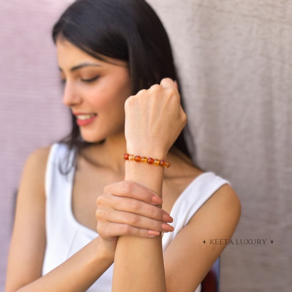 Creativity Spark - Carnelian And Citrine Bracelet Women Bracelets