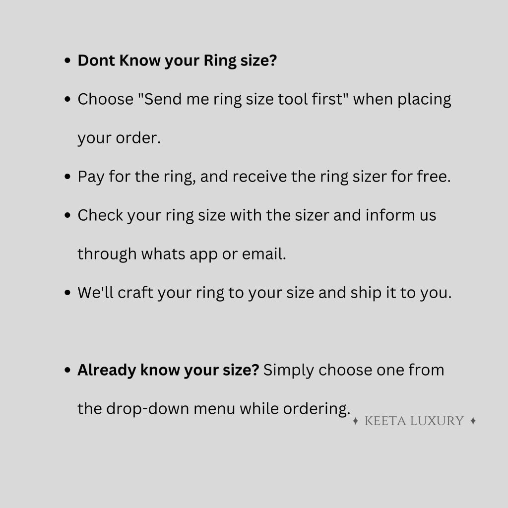 Crescent Moon- Moonstone Ring -