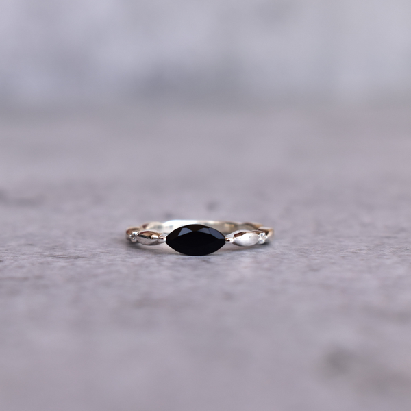 Buy Dainty Whispers - Black Onyx Ring Online at Keeta Luxury