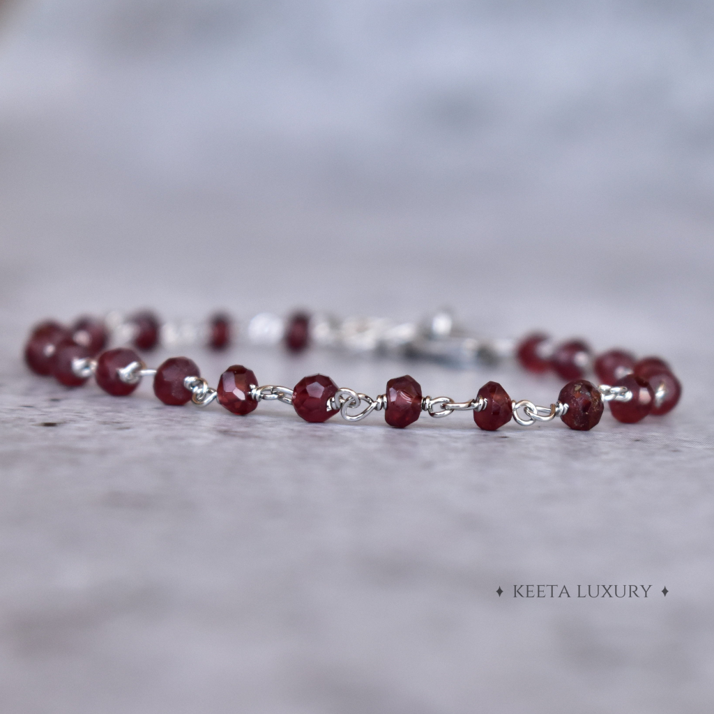 Divine Love - Garnet Bracelets -