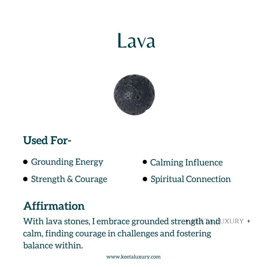 Elemental Energy - Lava Bead necklace -