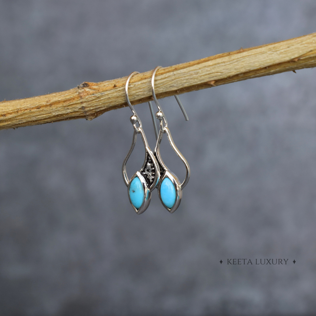 Eye Luring - Turquoise Earrings -