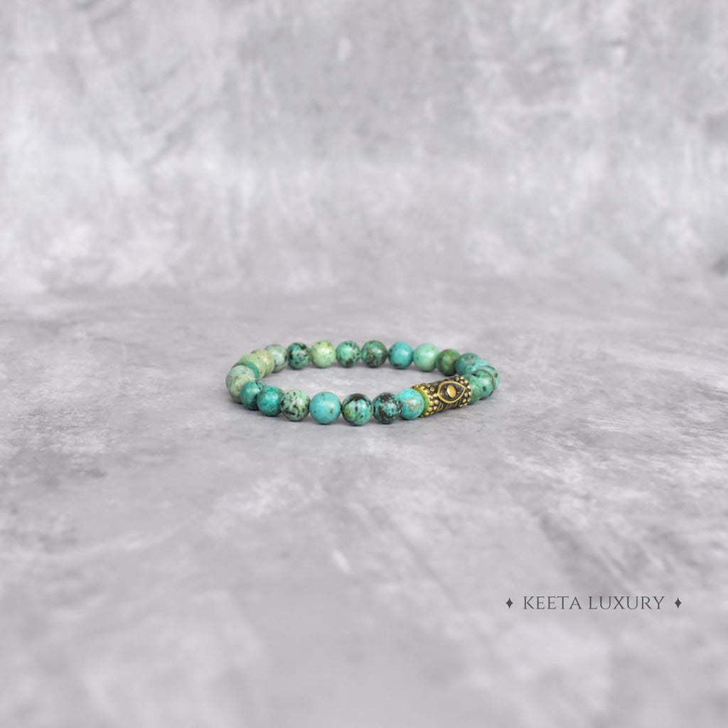 Eye Of Serenity - Turquoise Beads Bracelet Bracelets