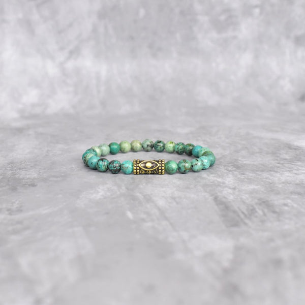 Buy Eye of Serenity Turquoise Beads Bracelet Online at Keeta Luxury