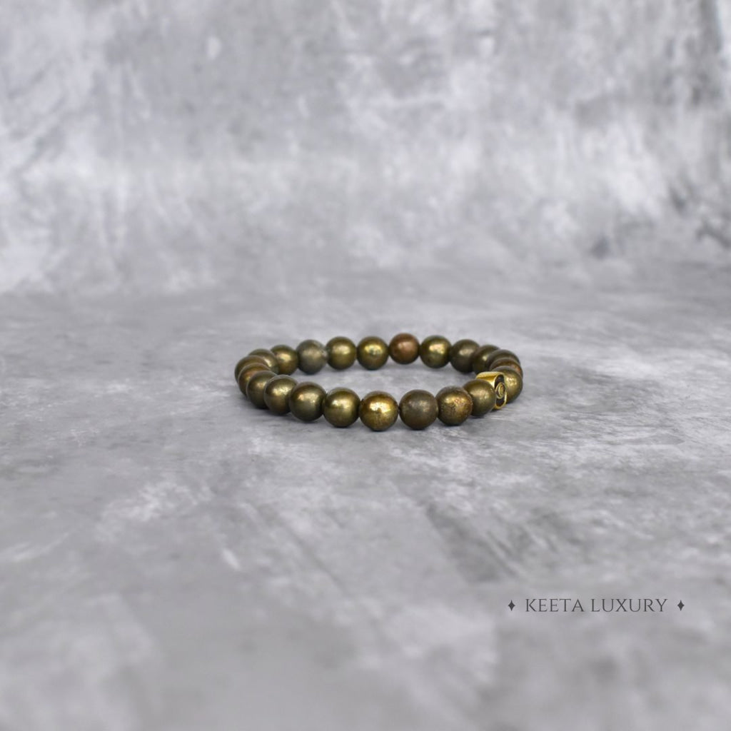 Eye Shield - Pyrite Bracelet Bracelets