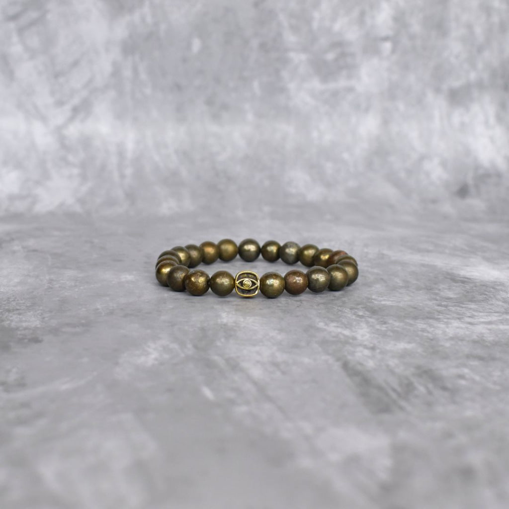 Eye Shield - Pyrite Bracelet Bracelets