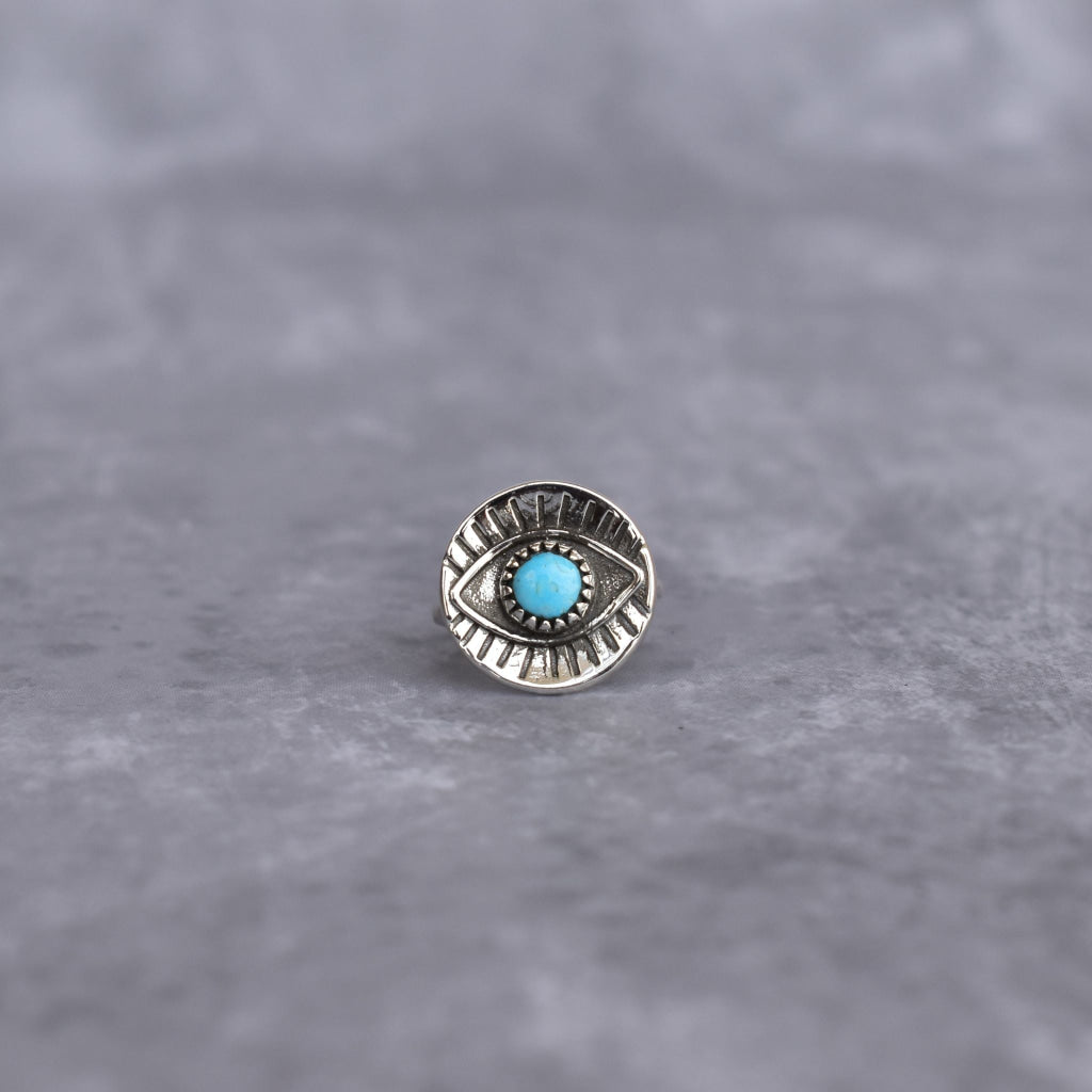 Gaze Guardian - Turquoise Ring -