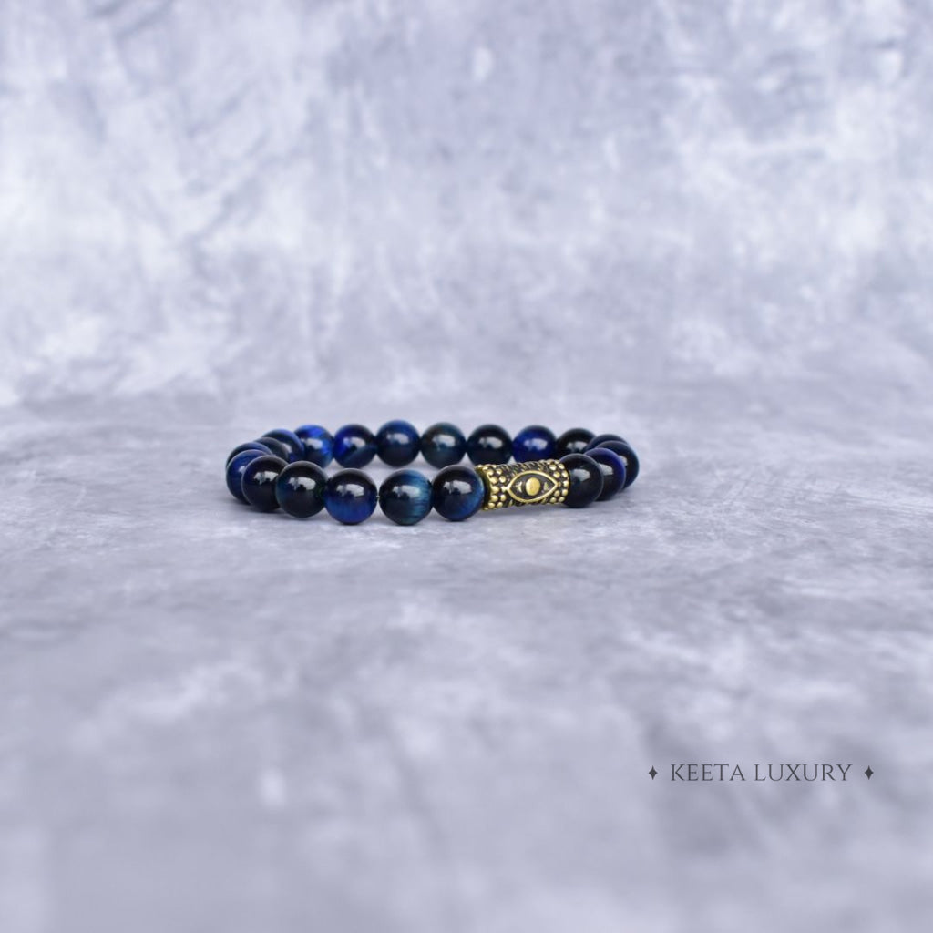 Gaze Of Serenity - Blue Tiger’s Eye Bracelet Bracelets