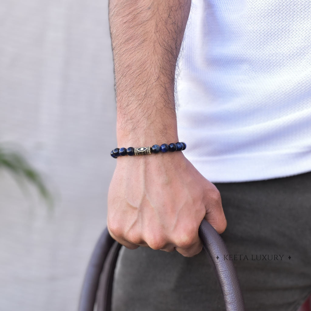 Gaze of Serenity - Blue Tiger's Eye Bracelet -