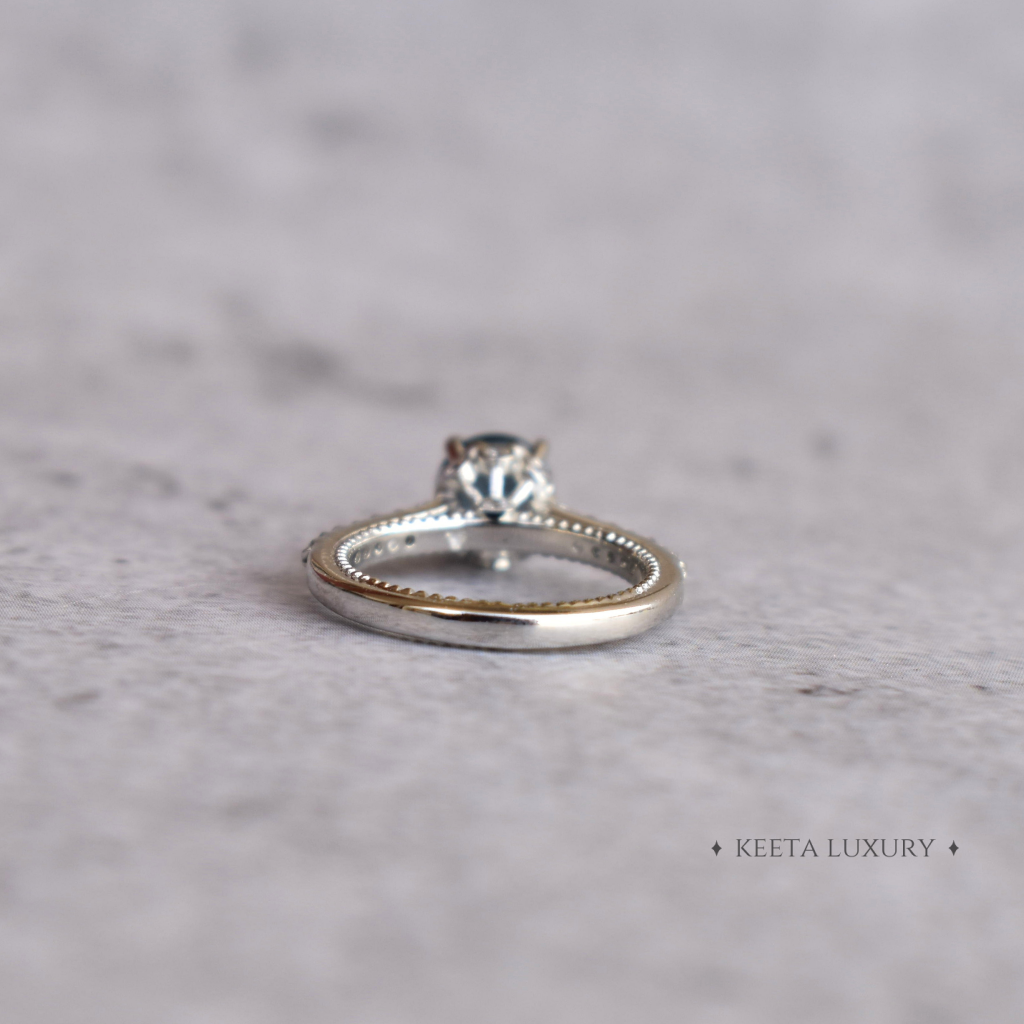 Glistening Waters - Blue Topaz Ring -