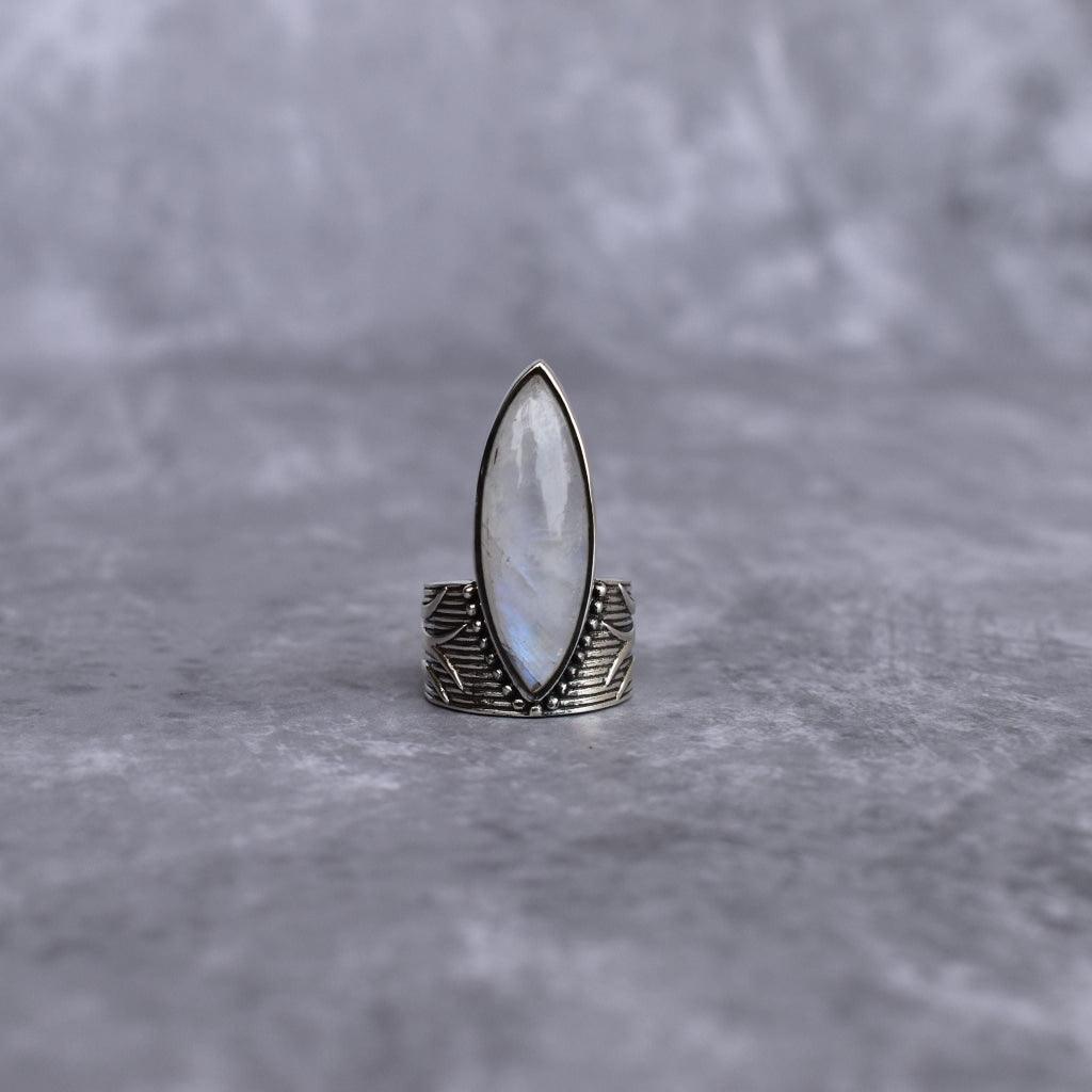 Gypsy Dreams - Moonstone Ring -
