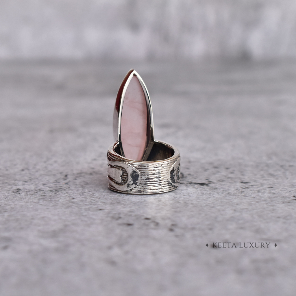 Gypsy Dreams - Rose Quartz Ring -