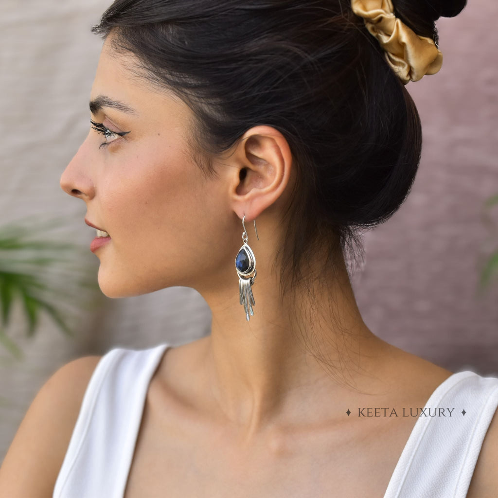Gypsy Tears - Labradorite Earrings -