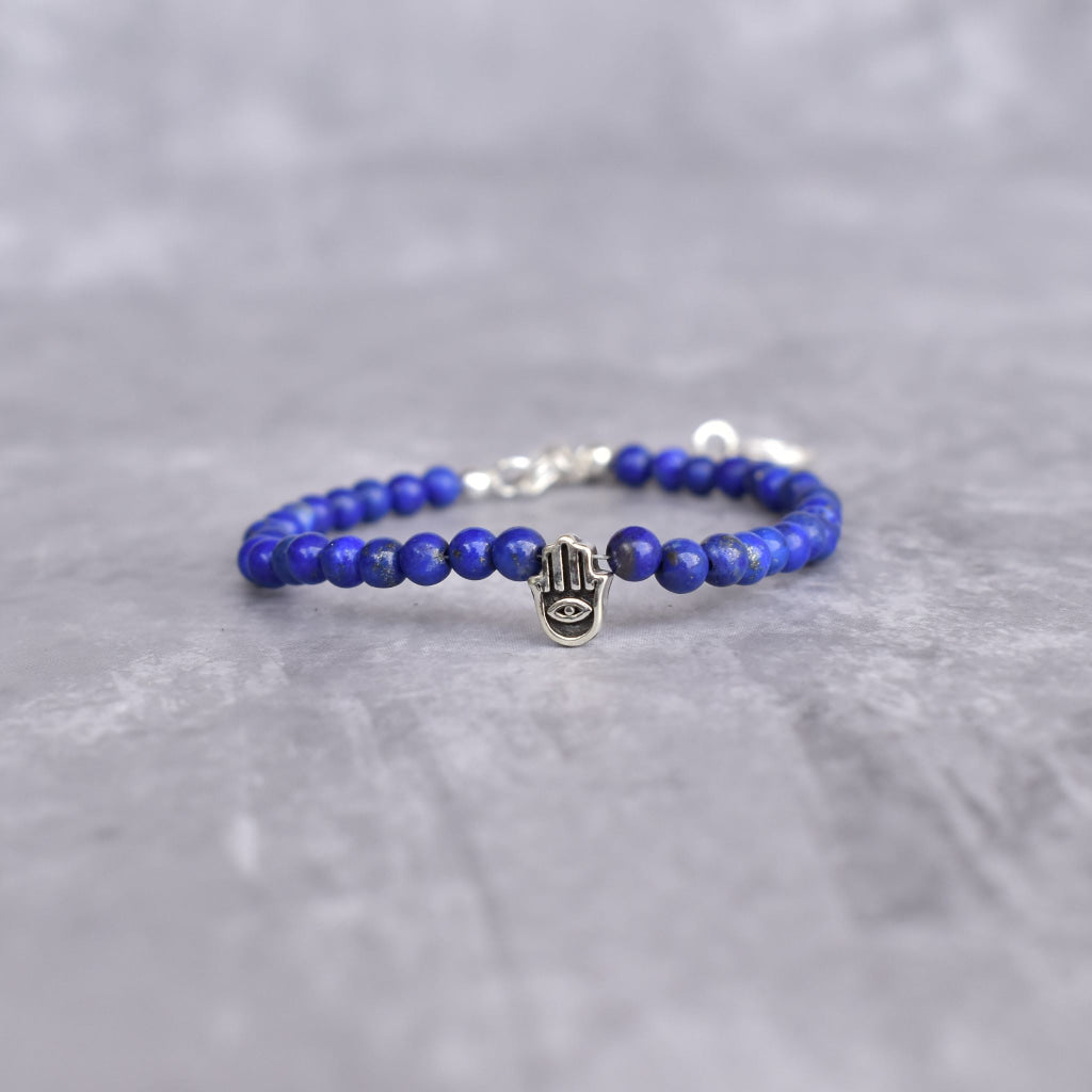 Hamsa Harmony - Lapis Lazuli Bracelets -